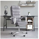  Pisarniški stol sivo umetno usnje | Shoptok.si