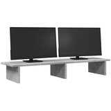  Stalak za monitor boja betona 100x27x15 cm konstruirano drvo | Eponuda.com