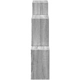 vidaXL Stenska omarica 78x18x71 cm siva sonoma inženirski les | Shoptok.si