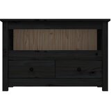 TV ormarić crni 79 x 35 x 52 cm od masivne borovine | Eponuda.ba
