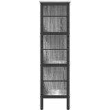  Polica Siva Sonoma 82 x 32 x 112 cm Konstruirano drvo | shoptok.hr