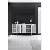 Hanah home komoda luxe white gold