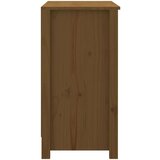 Ormarić za knjige boja meda 80 x 35 x 68 cm od masivne borovine | shoptok.hr