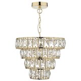  Där Lighting CER0135 - Luster na lancu CERYS 1xE27/60W/230V u zlatnoj boji | Eponuda.com