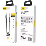  Adapter Aspor A232 3,5mm na lightning crni Cene