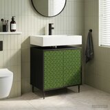  Kupaonski ormar GELEEN Crni hrast 60 x 40 x 61 cm | shoptok.hr