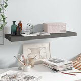 Maison Chic Stenska polica - Viseča Polica visok sijaj siva 80x23,5x3,8 cm MDF, (21784659) | Shoptok.si