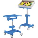 eurokraft pro Stojalo za material, nosilnost 150 kg, pomično, nastavitev višine brez obremenitve s pnevmatsko zavoro za spust, nastavitev višine 510 - | Shoptok.si