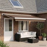  Povlačivi tende Sivosmeđa 500 × 300 cm Platno i Aluminij | shoptok.hr