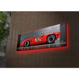 WALLXPERT dekorativna slika na platnu sa led osvetljenjem red car | ePonuda.com