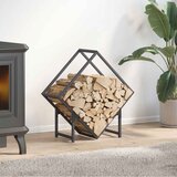 vidaXL Stalak za drva antracit 60x25x60 cm Hladno valjani čelik | shoptok.hr