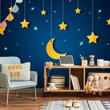  Foto tapeta - Skyline - night sky landscape with stars and moon for children 294x210 Samoljepljiva | shoptok.hr