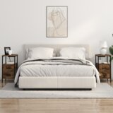 vidaXL Nočna omarica Dimljeni hrast 30 x 48 x 61 cm Konstruiran les | Shoptok.si