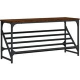  The Living Store Regal za čevlje rjav hrast 90x30x45 cm inženirski les - Regal Za Čevlje, (21454485) | Shoptok.si