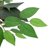  Umjetna ficus biljka Zelena 90 x 16 x 110 cm Tkanina i drvo | shoptok.hr
