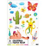 Artmie Neonsko obarvan papir A4 Mix Cene