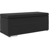  Stolica Crna 101 x 41 x 40 cm Umjetna Koža i Fino Radeći Drvo | shoptok.hr