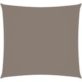 vidaXL senčno jadro oksford blago kvadratno 3x3 m taupe Cene