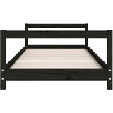  Za dječji krevet crni 90 x 190 cm od masivne borovine | shoptok.hr