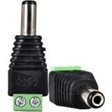muški adapter DC crni