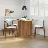 vidaXL Blagovaonski stol boja hrasta 110x60x75 cm konstruirano drvo | shoptok.hr