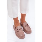 Boto Ladies Moccasins Eco Leather With Decorative Detail Khaki Seftass | Eponuda.ba