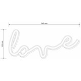  LED neonska zidna dekoracija LOVE LED/3W/3xAA USB crvena | Eponuda.com
