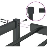 Metalni okvir za krevet crni 100x200 cm | shoptok.hr