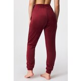 Hunkemöller Donji dio trenirke Velours Braid Red | shoptok.hr