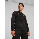Puma Black Mens Zipper Sweatshirt Ferrari Race MT7 - Men