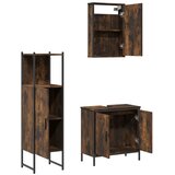  3-dijelni set kupaonskog namještaja boja hrasta drveni | shoptok.hr