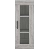  Visoka komoda siva sonome 34 5x34x180 cm od konstruiranog drva | shoptok.hr
