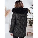 DStreet Kurtka damska zimowa LUMORE pikowana z kapturem khaki TY5011 | Shoptok.si