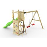 Fungoo Set FUNNY 3 s duplom ljuljačkom i pješčanikom - drveno dječje igralište | shoptok.hr