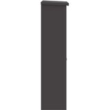  Sandučić za pakete s pohranom Crna 44,5 x 29 x 110,5 cm Čelik | shoptok.hr