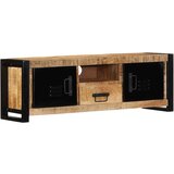 vidaXL TV omarica 100x30x35 cm Masivni neobdelan les Mango | Shoptok.si