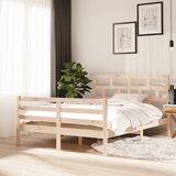 vidaXL Okvir za krevet od masivne borovine 140 x 200 cm Cijene