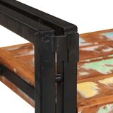 vidaXL Nočna omarica Rjava in črna 38 x 33 x 58 cm Reclaimed Trdo Les | Shoptok.si