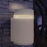 vidaXL Outdoor Polokrogla stenska svetilka siv aluminij Cene