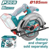 Total akumulatorska kružna pila 4800rpm/185 mm/P20S/ INDUSTRIAL (Bez baterije) (TSLI1851) Cijene