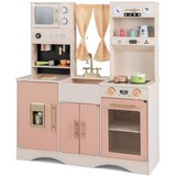Costway Lesena kuhinja za otroke Igrača 102 x 35 x 110 cm, (5000231367) Cene
