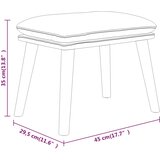  Tabure boja senfa 45 x 29,5 x 35 cm od tkanine | shoptok.hr