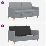 SOFA s pohranom Svjetlosiva 152 x 78 x 87 cm Poliester | Eponuda.com