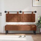  Držeće uzglavlje Zidne Smeđa 130 x 55 x 5 cm Antikni PU - Smeđa 120 cm bez LED | shoptok.hr