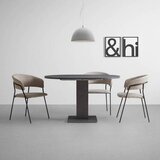 Mömax Raztegljiva Miza Tap, Barva Grafita, 90-130x90cm | Shoptok.si