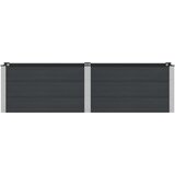  Povišena vrtna gredica Crna 200 x 50 x 54 cm | Eponuda.com