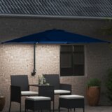  Vrtni suncobran Azurnoplava 248.5 x 247.5 x 160 cm tkanina | shoptok.hr