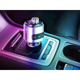  LED RGB bluetooth FM oddajnik in avto polnilec 2x USB 12V-24V | Shoptok.si