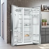 Siemens KA93GAIDP IQ500 Zraven zraven z NoFrost, ledeni in vodnjak s stalnim na priključkom vodovodno omrežje. | Shoptok.si