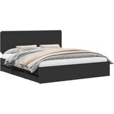  Krevetna konstrukcija Crna 180 x 200 cm Inženjersko Drvo | shoptok.hr
